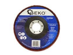 GEKO Netkaný nylonový saténový leštící kotouč, 125x22,23 mm