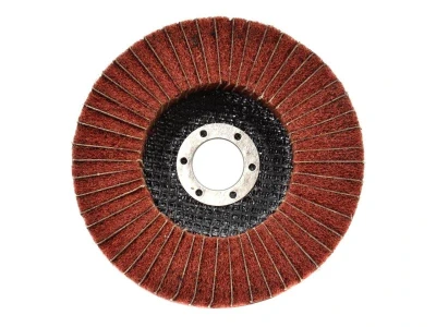 GEKO Netkaný nylonový saténový leštící kotouč, 125x22,23 mm