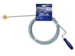 GEKO Pero protahovací na čištění odpadů, 3m x O 6mm, kartáček na konci GEKO