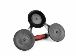 GEKO Přísavka na sklo a obklady, hliníková 3x125mm