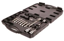 GEKO Sada bitů hex a hvězdy pro alternátor, 22 ks, 1/2”