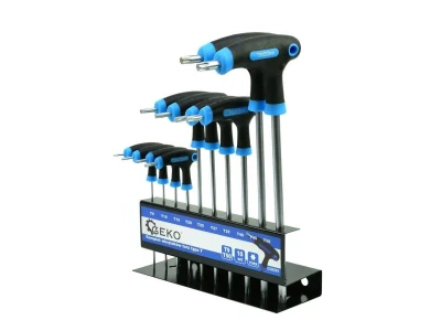 GEKO Sada klíčů Torx, typ T, T9-T50, 10ks GEKO Sada klíčů Torx, typ T, T9-T50, 10ks