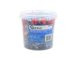 GEKO Sada nástrojů pro vyrovnávání obkladů (300x spony, 100x klíny, 1x kleště)