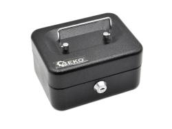 GEKO Schránka na peníze s plastovým pořadačem + 2 klíče, 150x120x80mm