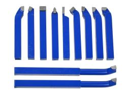 GEKO Soustružnické nože, sada 11ks, 12x12mm, uloženo v kufru