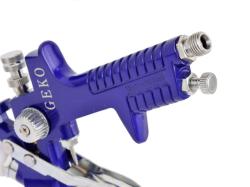 GEKO Stříkací pistole HVLP 1,4mm max. 4bar + redukce s manometrem