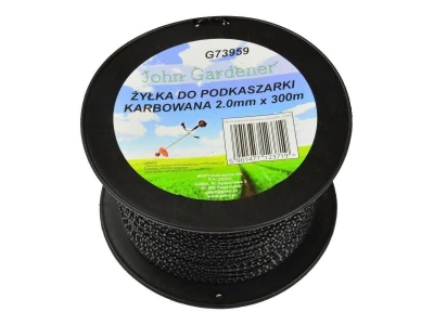 GEKO Struna do sekačky, 2,0mmx300m, zvlněný profil GEKO Struna do sekačky, 2,0mmx300m, zvlněný profil