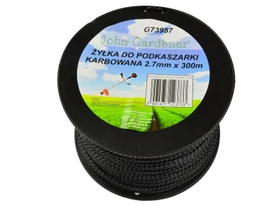 GEKO Struna do sekačky, 2,7mm x 300m, zvlněný profil GEKO Struna do sekačky, 2,7mm x 300m, zvlněný profil