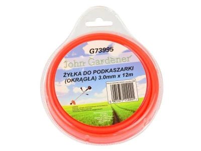 GEKO Struna do sekačky, 3,0mm, 12m, kulatý profil, nylon GEKO Struna do sekačky, 3,0mm, 12m, kulatý profil, nylon
