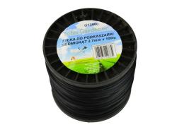 GEKO Struna do sekačky černá, 2,7mm, 100m, sedmihran, nylon GEKO Struna do sekačky černá, 2,7mm, 100m, sedmihran, nylon