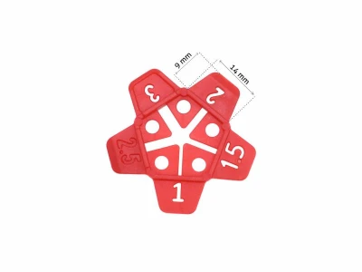 GEKO Univerzální spony 5v1 Stars-Cross 1-3mm, sada 100ks