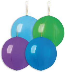 Gemar Balónek nafukovací punch ball 45cm pastelový set 4ks různé barvy Gemar Balónek nafukovací punch ball 45cm pastelový set 4ks různé barvy