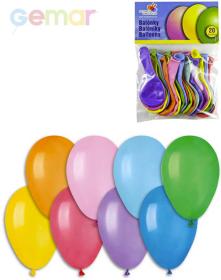 Gemar Balónky nafukovací 19cm Pastelové barevné set 20ks v sáčku
