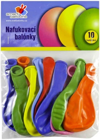 Gemar Balónky nafukovací 26cm Pastelové barevné set 10ks v sáčku
