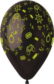 Gemar Balónky nafukovací 26cm potisk narozeniny HAPPY B-DAY set 5ks