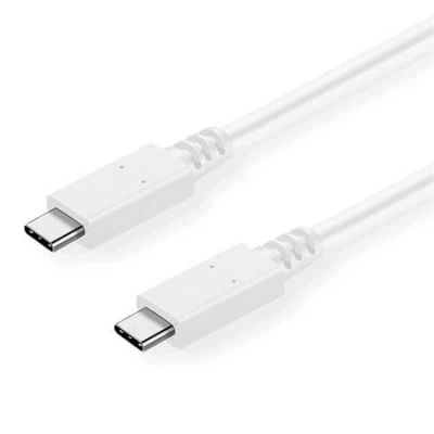 C-TECH Kabel USB 3.2, Type-C (CM/CM), PD 100W, 20Gbps, 1m, bílý C-TECH Kabel USB 3.2, Type-C (CM/CM), PD 100W, 20Gbps, 1m, bílý