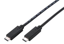 C-TECH Kabel USB 3.2, Type-C (CM/CM), PD 100W, 20Gbps, 1m, černý C-TECH Kabel USB 3.2, Type-C (CM/CM), PD 100W, 20Gbps, 1m, černý