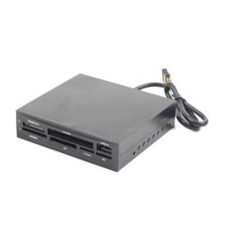 GEMBIRD Interní čtečka flash karet, 3,5" SDXC+USB černá, FDI2-ALLIN1-02-B GEMBIRD Interní čtečka flash karet, 3,5" SDXC+USB černá, FDI2-ALLIN1-02-B