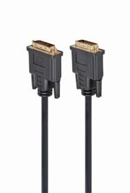 Gembird kabel propojovací DVI-DVI, M/M, 1,8m DVI-D dual link Gembird kabel propojovací DVI-DVI, M/M, 1,8m DVI-D dual link