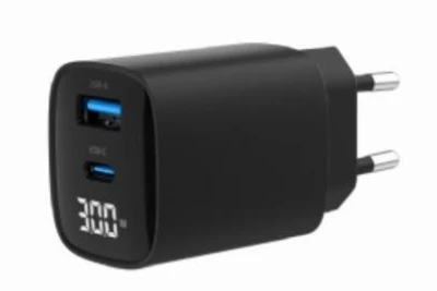 Gembird GEMBIRD, Nabíječka USB, 2x port, 30W, rychlé nabíjení, černá