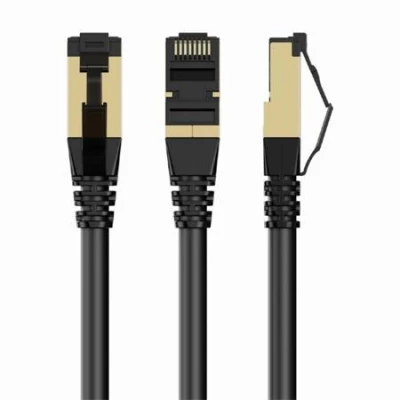 Gembird Patch kabel S/FTP Cat. 8 LSZH patch cord, černý, 7,5 m Gembird Patch kabel S/FTP Cat. 8 LSZH patch cord, černý, 7,5 m