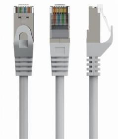 GEMBIRD PP6A-LSZHCU-15M – S/FTP Cat. 6A LSZH propojovací kabel, šedý, 15 m GEMBIRD PP6A-LSZHCU-15M – S/FTP Cat. 6A LSZH propojovací kabel, šedý, 15 m