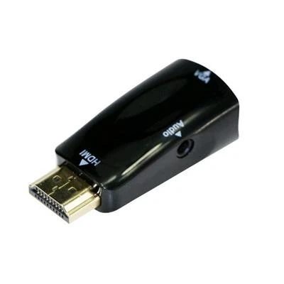 Gembird Redukce HDMI na VGA + Audio, M/F, černá Gembird Redukce HDMI na VGA + Audio, M/F, černá