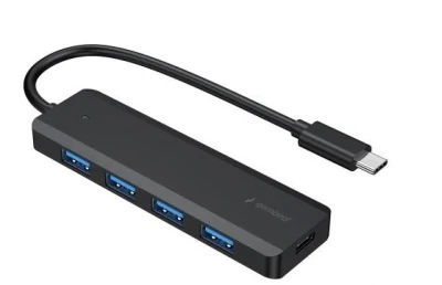 Gembird Rozbočovač USB 3.1 (Gen 1) typu C , 4portový