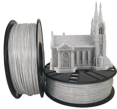 Gembird Tisková struna (filament) GEMBIRD, PLA, 1,75mm, 1kg, mramor