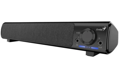 Genius 220BT, Reproduktor, soundbar, 4W RMS, Bluetooth, USB/USB-C, AUX (3,5mm jack), sluchátkový výstup, černý Genius 220BT, Reproduktor, soundbar, 4W RMS, Bluetooth, USB/USB-C, AUX (3,5mm jack), sluchátkový výstup, černý