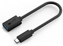 Genius ACC-C2AC, Redukce, USB 3.0, USB typ C na USB typ A, 21cm, černá Genius ACC-C2AC, Redukce, USB 3.0, USB typ C na USB typ A, 21cm, černá