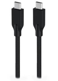 Genius ACC-C2CC-3A, Kabel, USB-C/USB-C, USB 3.0, 3A, PD 60W, opletený, 1m, černý Genius ACC-C2CC-3A, Kabel, USB-C/USB-C, USB 3.0, 3A, PD 60W, opletený, 1m, černý