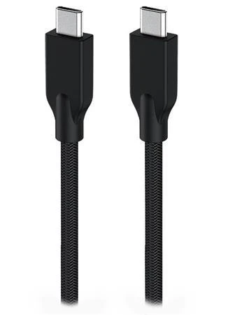 Genius ACC-C2CC-3A, Kabel, USB-C/USB-C, USB 3.0, 3A, PD 60W, opletený, 1m, černý Genius ACC-C2CC-3A, Kabel, USB-C/USB-C, USB 3.0, 3A, PD 60W, opletený, 1m, černý