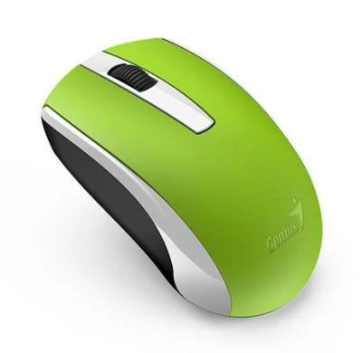 Genius ECO-8100 Myš, bezdrátová, optická, 1600dpi, dobíjecí,USB, zelená Genius ECO-8100 Myš, bezdrátová, optická, 1600dpi, dobíjecí,USB, zelená