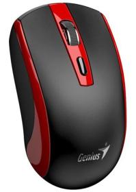 Genius ECO-8150 Myš, bezdrátová, optická, 1200DPI, 4 tlačítka, Copilot, 2,4GHz, USB-A dongle, USB-C nabíjení, černo-červená Genius ECO-8150 Myš, bezdrátová, optická, 1200DPI, 4 tlačítka, Copilot, 2,4GHz, USB-A dongle, USB-C nabíjení, černo-červená