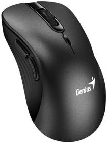 Genius Ergo 8100S Myš, bezdrátová, ergonomická, optická, 1600DPI, 6 tlačítek, USB, černá