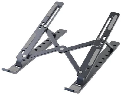Genius G-Stand M250, Podstavec, pro notebook, tablet a telefon, nastavitelný, skládací, nosnost 15kg, hliníkový, šedý Genius G-Stand M250, Podstavec, pro notebook, tablet a telefon, nastavitelný, skládací, nosnost 15kg, hliníkový, šedý