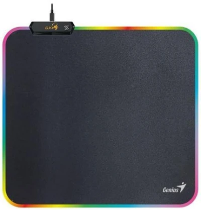 Genius GX GAMING GX-Pad 260S RGB Podložka pod myš, herná, 260×240×3mm, RGB podsvietenie, USB, čierna