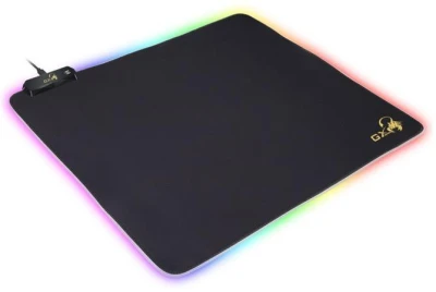 Genius GX GAMING GX-Pad 500S RGB podsvícená podložka pod myš 450 x 400 x 3 mm, černá Genius GX GAMING GX-Pad 500S RGB podsvícená podložka pod myš 450 x 400 x 3 mm, černá
