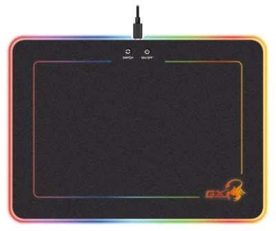 Genius GX GAMING GX-Pad 600H RGB herní podsvícená podložka pod myš 350x250x5,5mm, USB, černá Genius GX GAMING GX-Pad 600H RGB herní podsvícená podložka pod myš 350x250x5,5mm, USB, černá