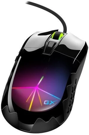 Genius GX Gaming Scorpion M715, Myš, herní, drátová, optická, 3D RGB podsvícení, 800-7200DPI, 6 tlačítek, USB, černá Genius GX Gaming Scorpion M715, Myš, herní, drátová, optická, 3D RGB podsvícení, 800-7200DPI, 6 tlačítek, USB, černá