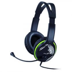 Genius headset - HS-400A, 113 dB, 40 mm reproduktory pro hluboké basy Genius headset - HS-400A, 113 dB, 40 mm reproduktory pro hluboké basy