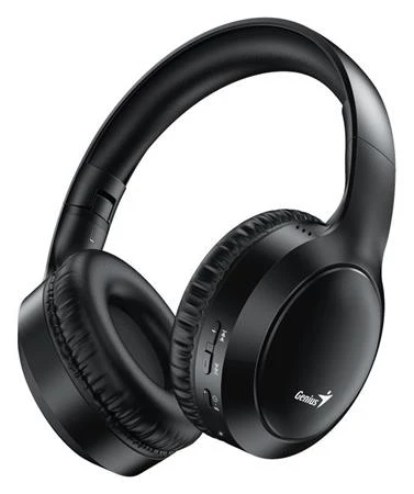 Genius HS-800BT, Headset, náhlavní, bezdrátový, skládací, mikrofon, 40mm měniče, Bluetooth 6.0, 25h výdrž, USB-C nabíj.
