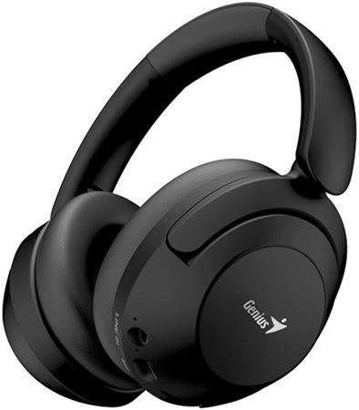 Genius HS-810BT Headset, bezdrátový, náhlavní, mikrofon, Bluetooth 5.3, ovládání hlasitosti, 3,5mm jack, USB-C nabíjení,černý Genius HS-810BT Headset, bezdrátový, náhlavní, mikrofon, Bluetooth 5.3, ovládání hlasitosti, 3,5mm jack, USB-C nabíjení,černý