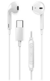 Genius HS-M365 bílý, Headset, drátový, do uší, mikrofon, ovládání hlasitosti, USB-C, bílý Genius HS-M365 bílý, Headset, drátový, do uší, mikrofon, ovládání hlasitosti, USB-C, bílý