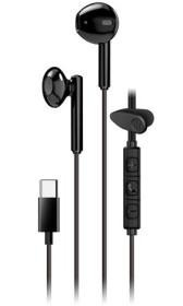Genius HS-M366 Headset, drátový, do uší, mikrofon, ovládání hlasitosti, 360° rotační klip, USB-C, černý Genius HS-M366 Headset, drátový, do uší, mikrofon, ovládání hlasitosti, 360° rotační klip, USB-C, černý