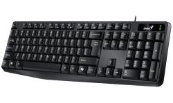 Genius KB-117, Klávesnice, drátová, USB, CZ+SK layout, Copilot klávesa, černá Genius KB-117, Klávesnice, drátová, USB, CZ+SK layout, Copilot klávesa, černá