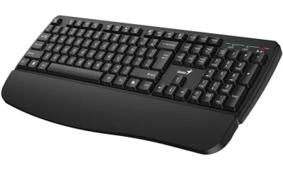 Genius KB-7123, Klávesnice, bezdrátová, 2,4GHz, mini USB přijímač, ergo. podložka, CZ+SK layout, Copilot klávesa, černá Genius KB-7123, Klávesnice, bezdrátová, 2,4GHz, mini USB přijímač, ergo. podložka, CZ+SK layout, Copilot klávesa, černá