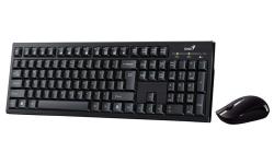 GENIUS KM-8101 set klávesnice a myši, bezdrátový, CZ+SK layout, 2,4GHz, mini USB přijímač, černý GENIUS KM-8101 set klávesnice a myši, bezdrátový, CZ+SK layout, 2,4GHz, mini USB přijímač, černý