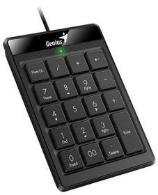 Genius NumPad 110 Klávesnice, numerická, drátová, slim design, USB, černá Genius NumPad 110 Klávesnice, numerická, drátová, slim design, USB, černá